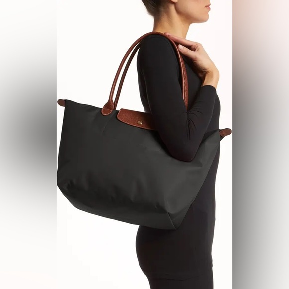 Longchamp Handbags - Large Black Longchamp Bag